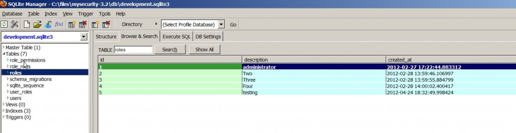 Role Table